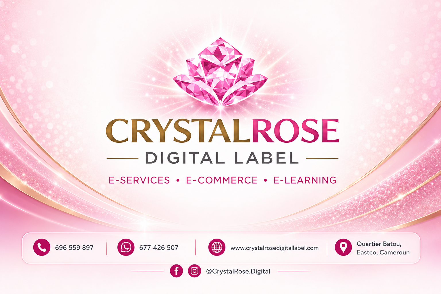 Bienvenue sur le label digital CRYSTALROSE